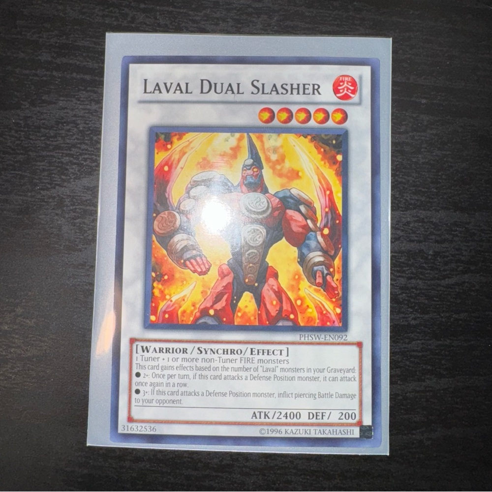 Yugioh Laval Dual Slasher 31632536 Card